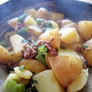 鶏挽き肉じゃが煮